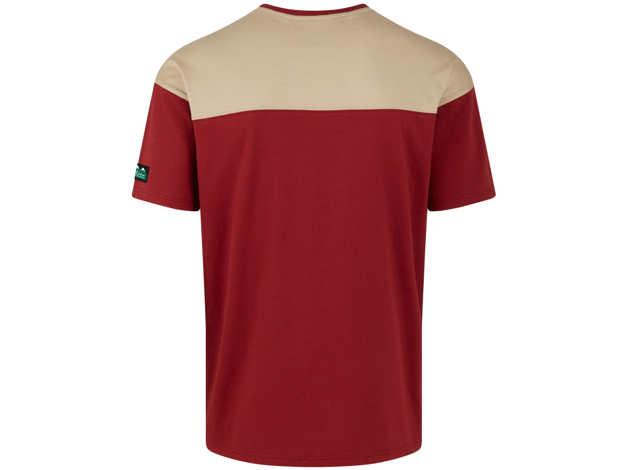 ridgeline back slider t shirt rhubarb