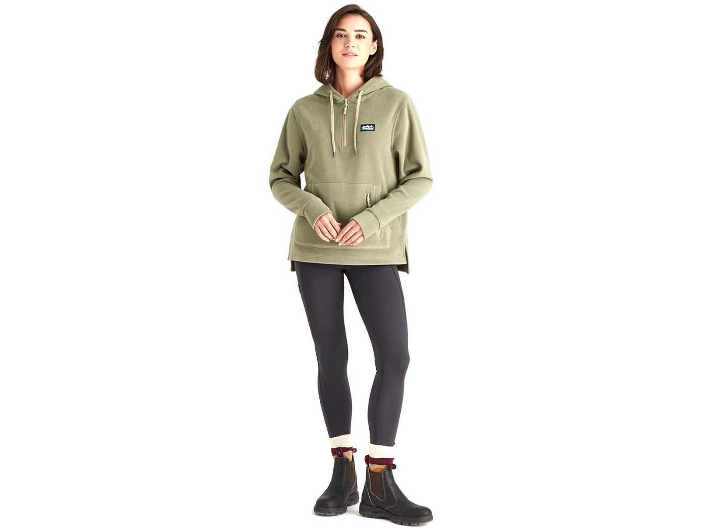 Ridgeline Ladies Ballistic Hoodie Khaki Green Main Image ridgeline ladies khaki green ballistic hoodie new colour for aw 2025
