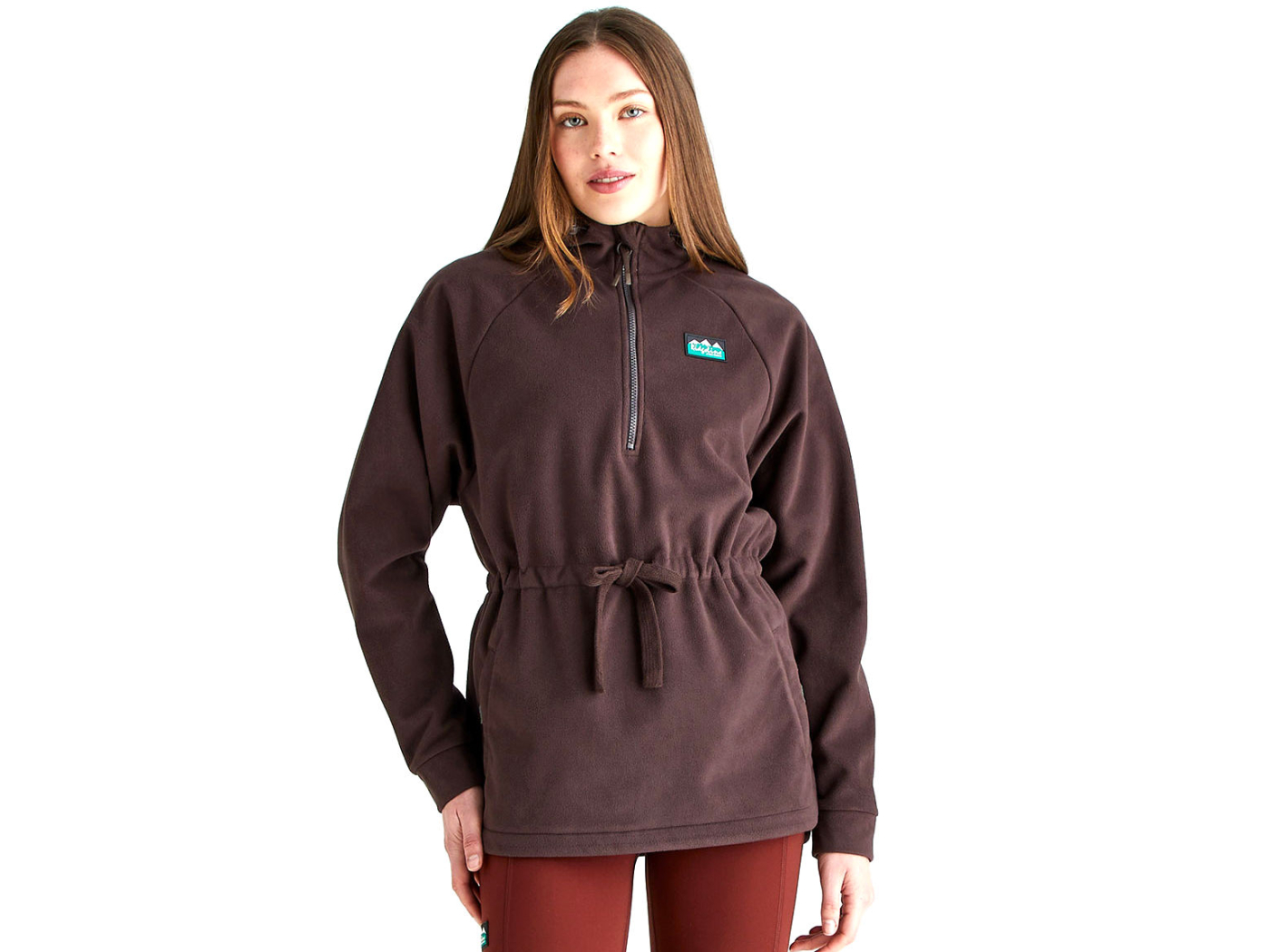 ridgeline malin fleece deep bark ladies
