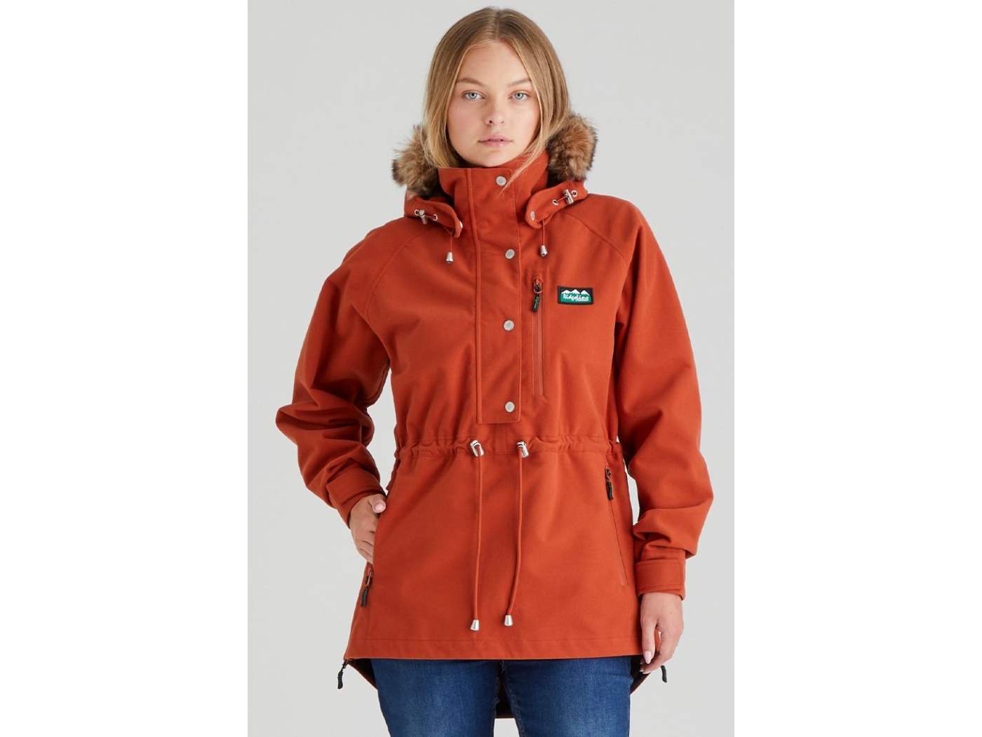 ridgeline ladies nordic smock russet