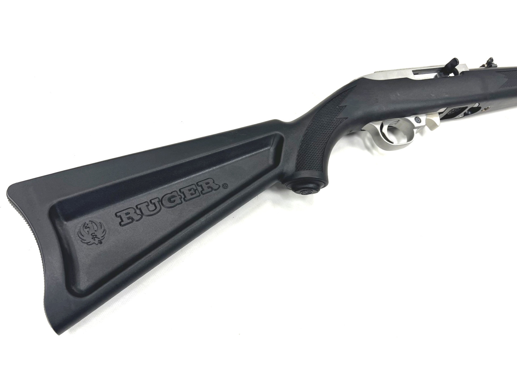 ruger 10/22 synthetic stainless 22 lr used