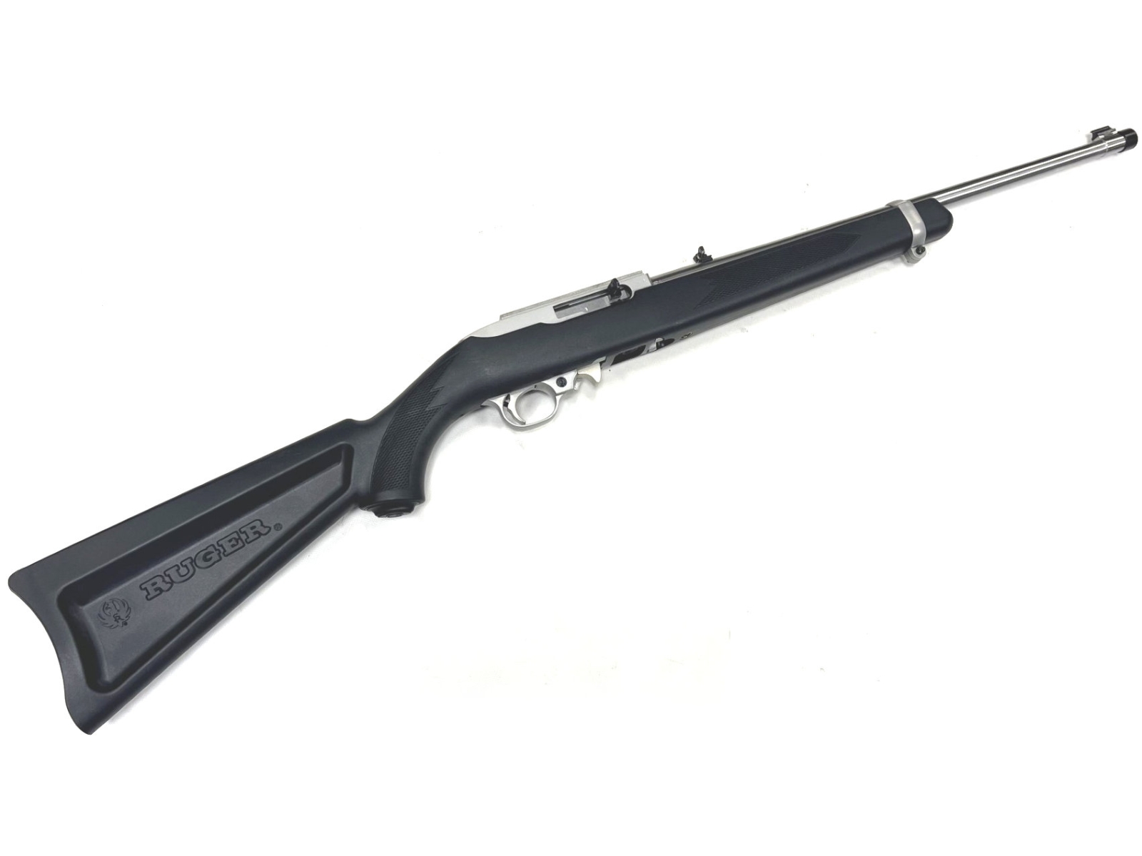 Used Ruger 10/22 Synthetic Stainless 19" Semi-Auto .22 LR Rifle Main Image used ruger 10 22 stainless semi auto