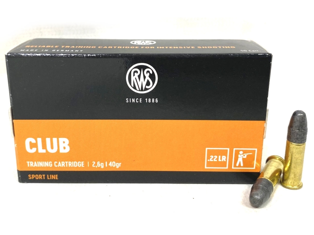 RWS .22LR 40gr Club Ammunition