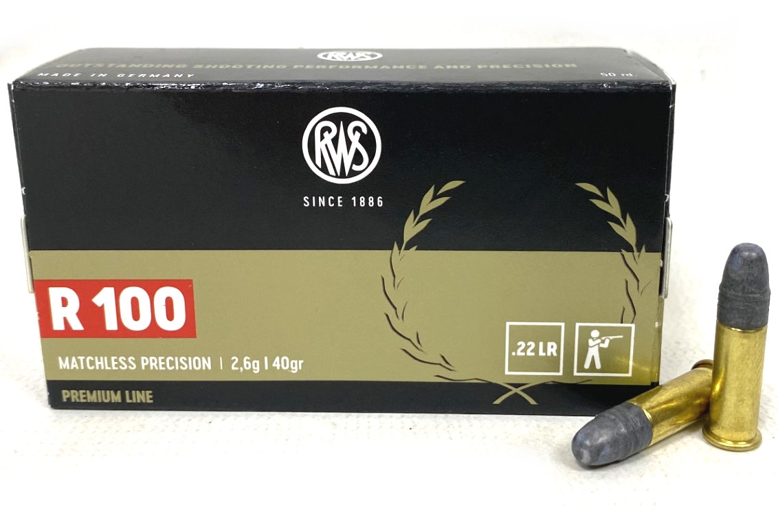 RWS R100 Premium Line .22LR 40gr Ammunition