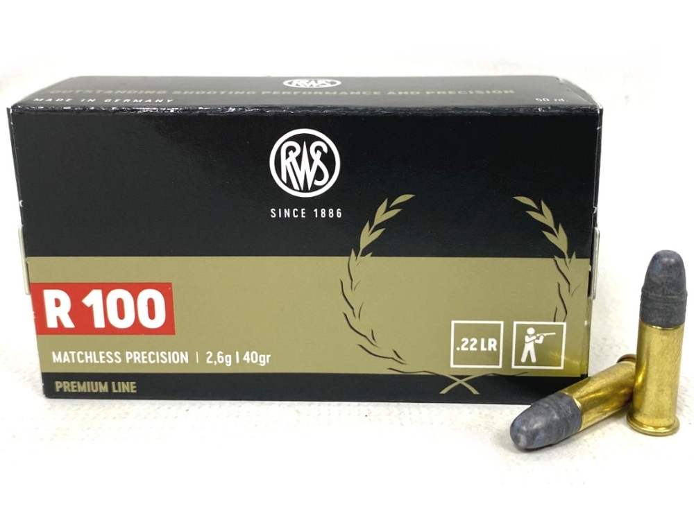 RWS R100 Premium Line .22LR 40gr Ammunition