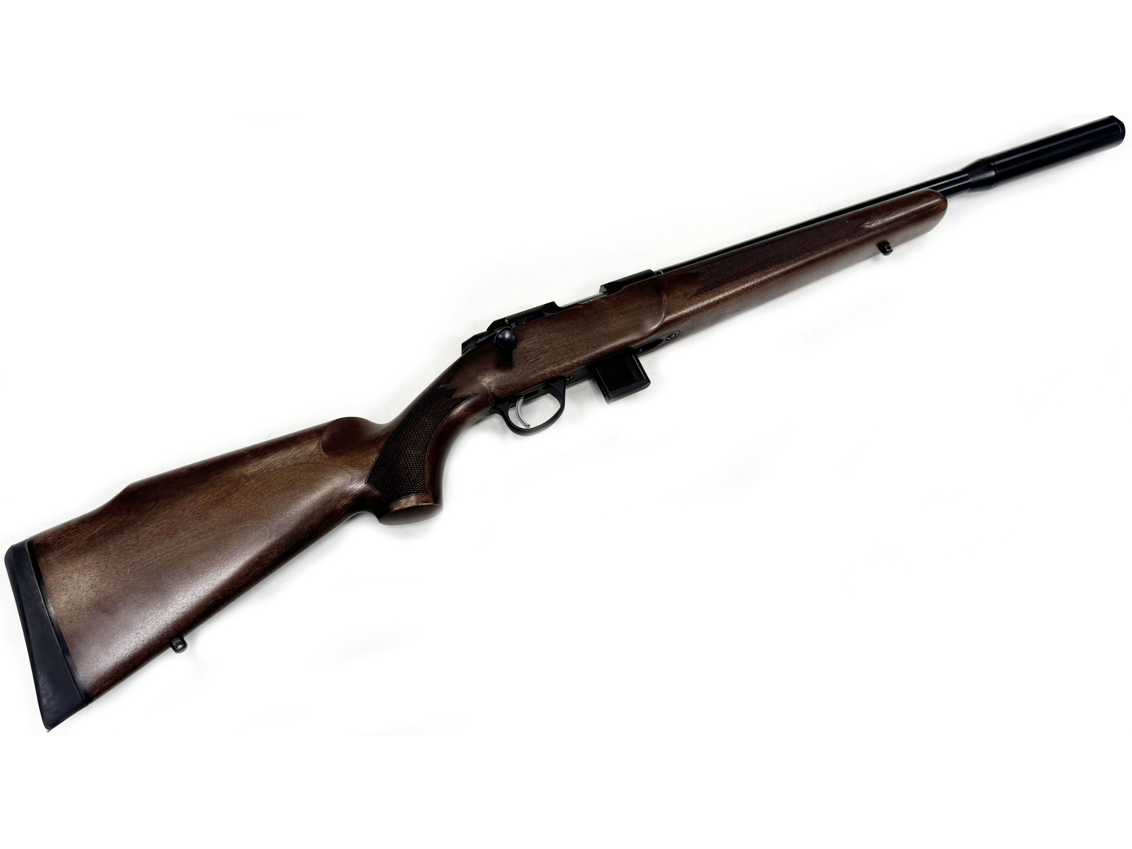 Used Sako Quad Varmint Wood 14.25" .22 LR Rifle Main Image Used Sako Quad Varmint Wood .22 LR Rifle
