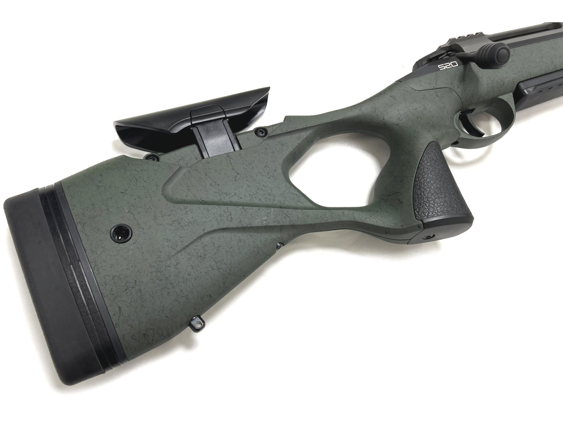 sako s20 hunter .243 green roughtech rifle