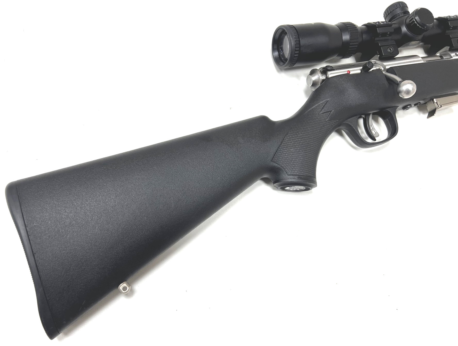 used savage 93r17 stainless .17 hmr rifle