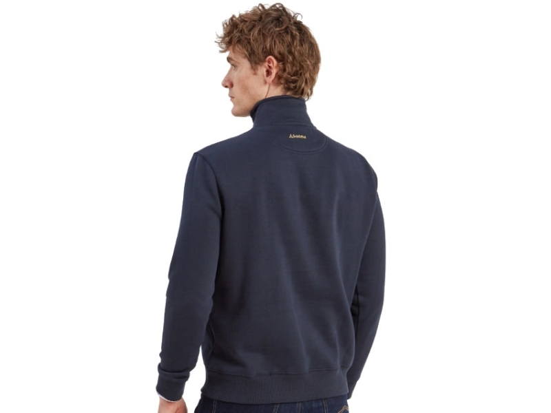 schoffel bude navy quarter zip