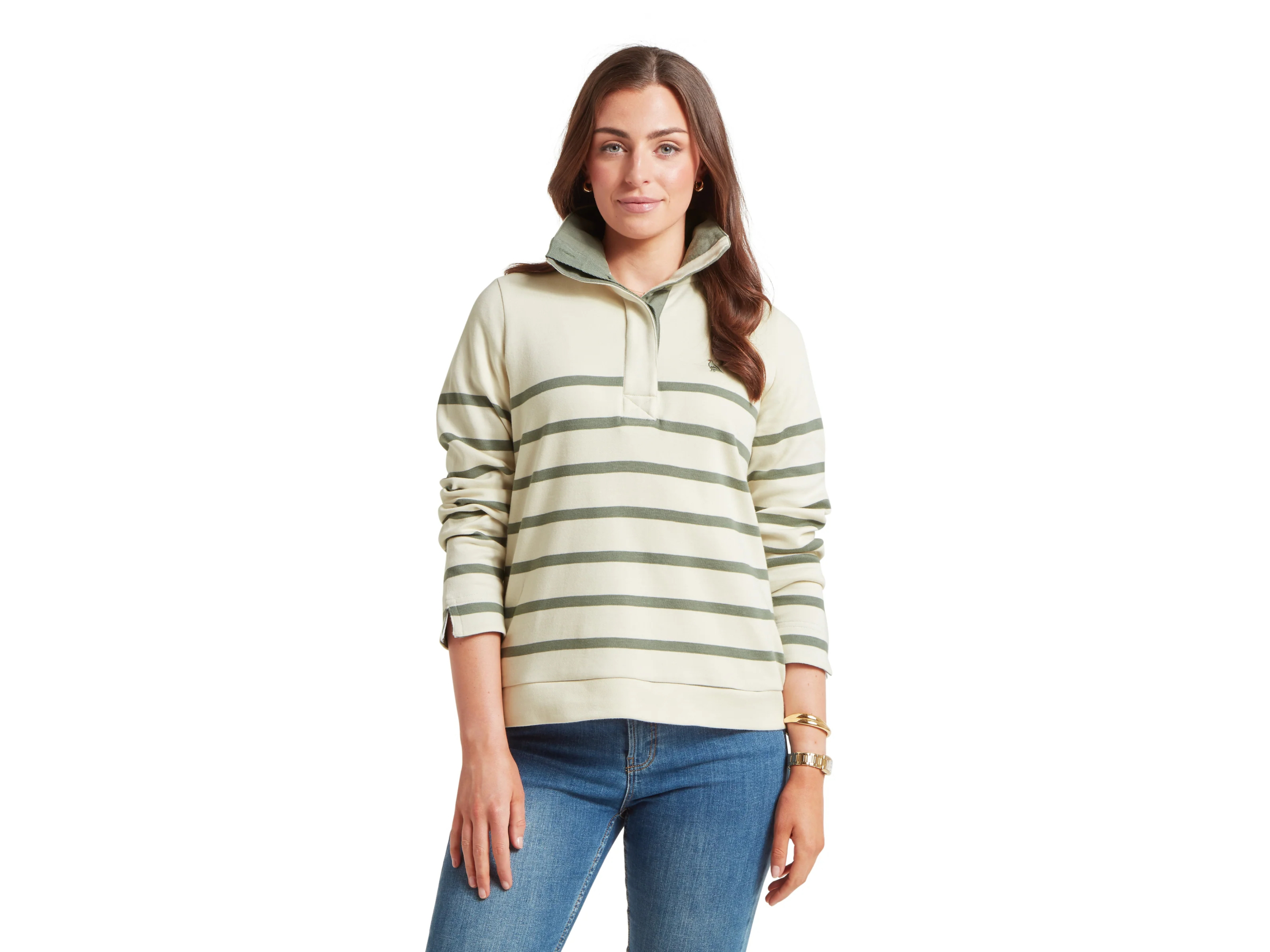 pale stone agave green schoffel sweatshirt