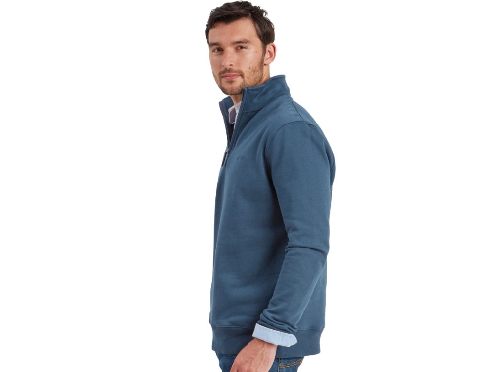 schoffel st merryn petrol blue jumper