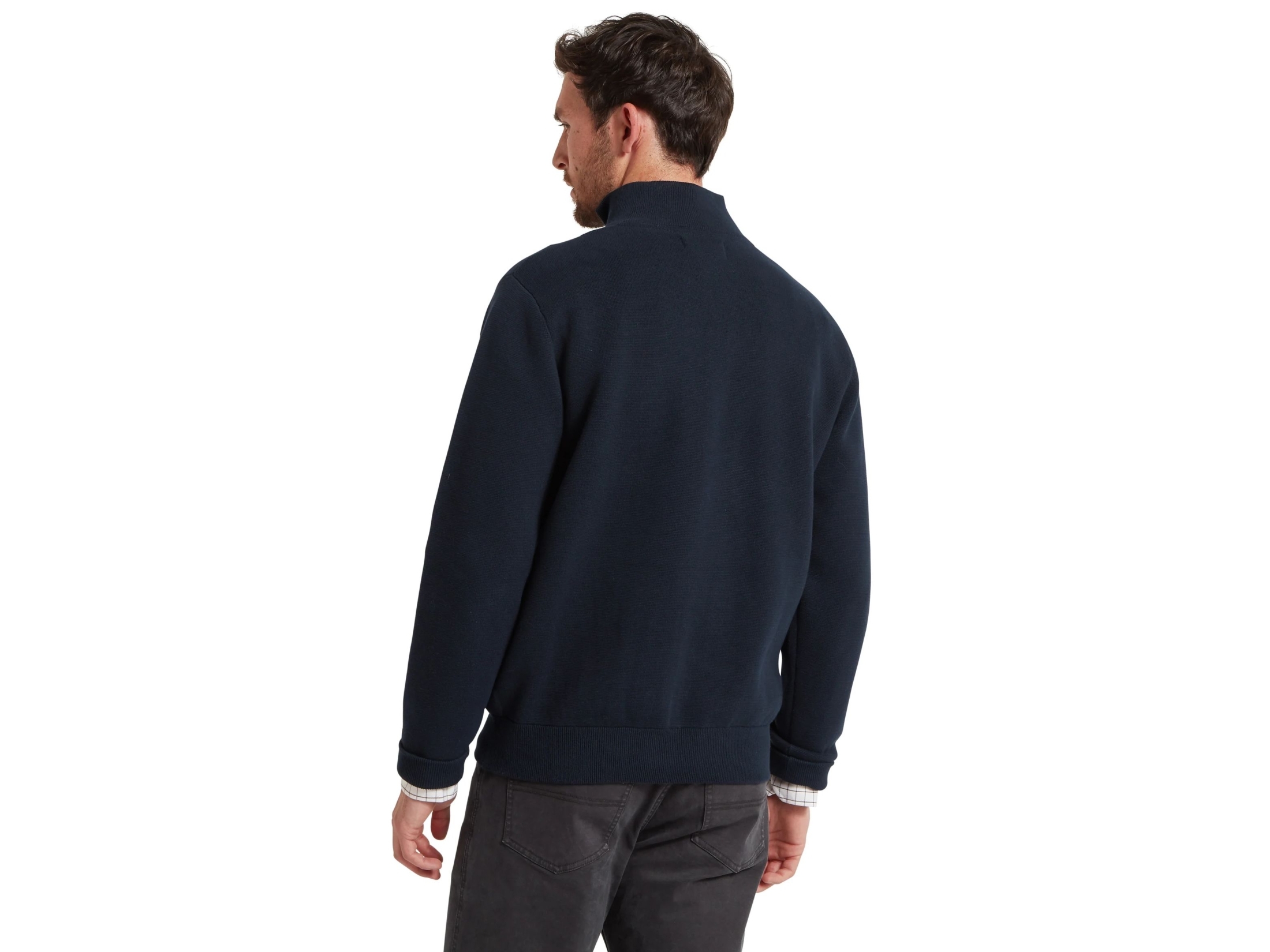 marlow mens schoffel jumper quarter zip