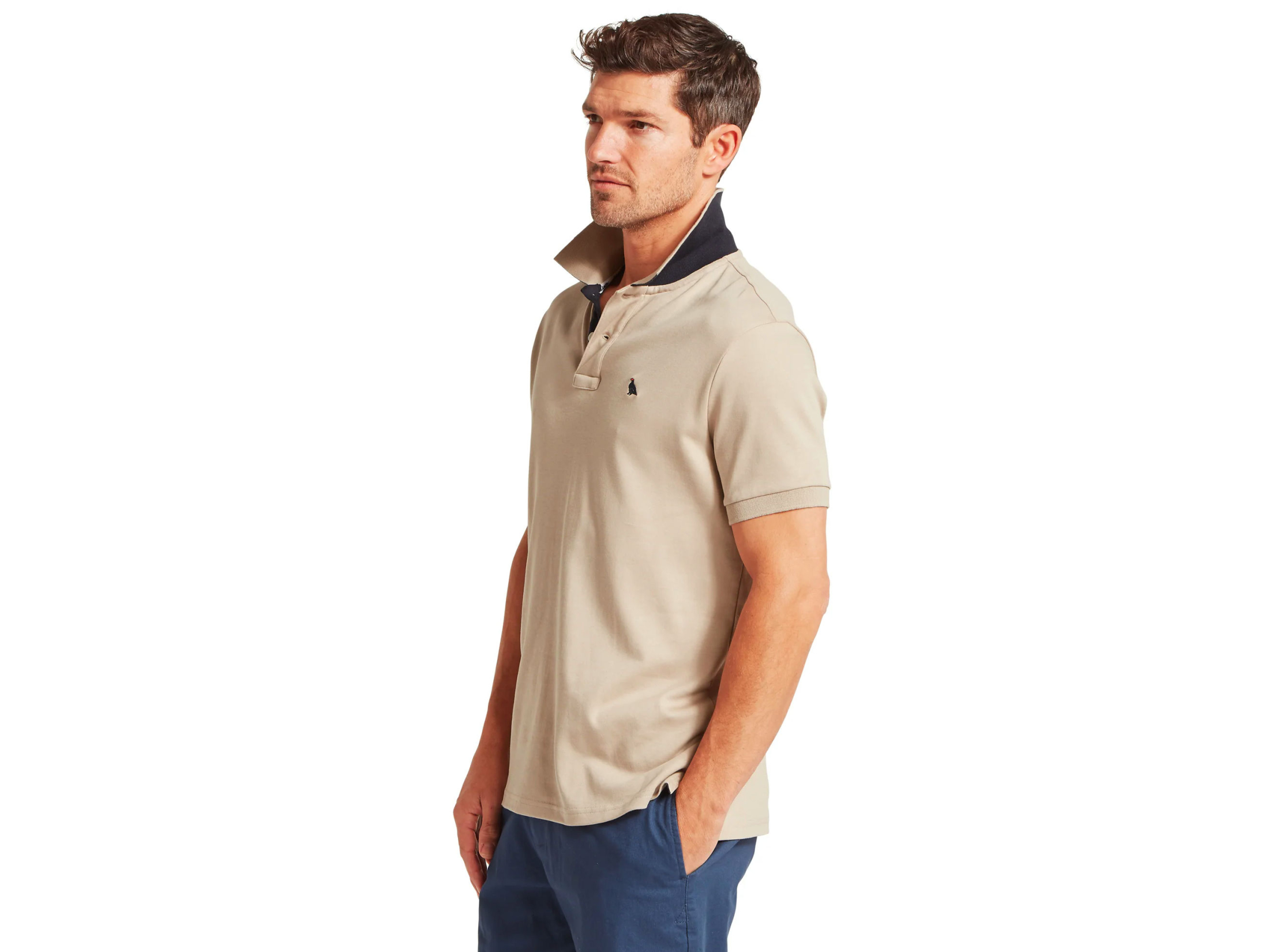 schoffel jersey polo shirt cobblestone soft feel
