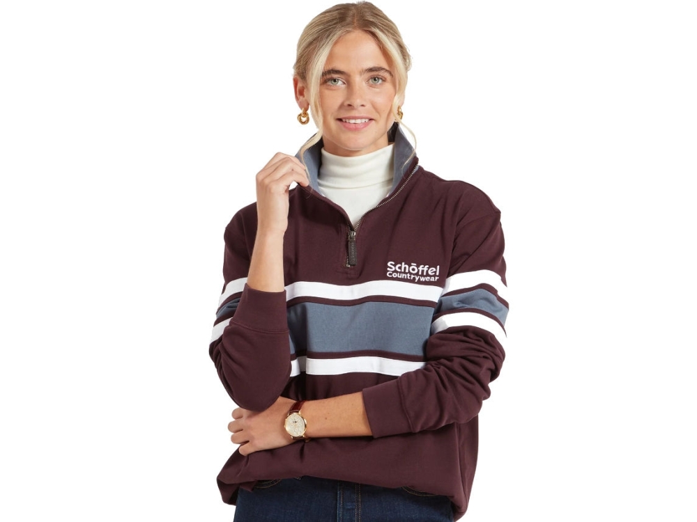 schoffel exmouth heritage quarter zip unisex