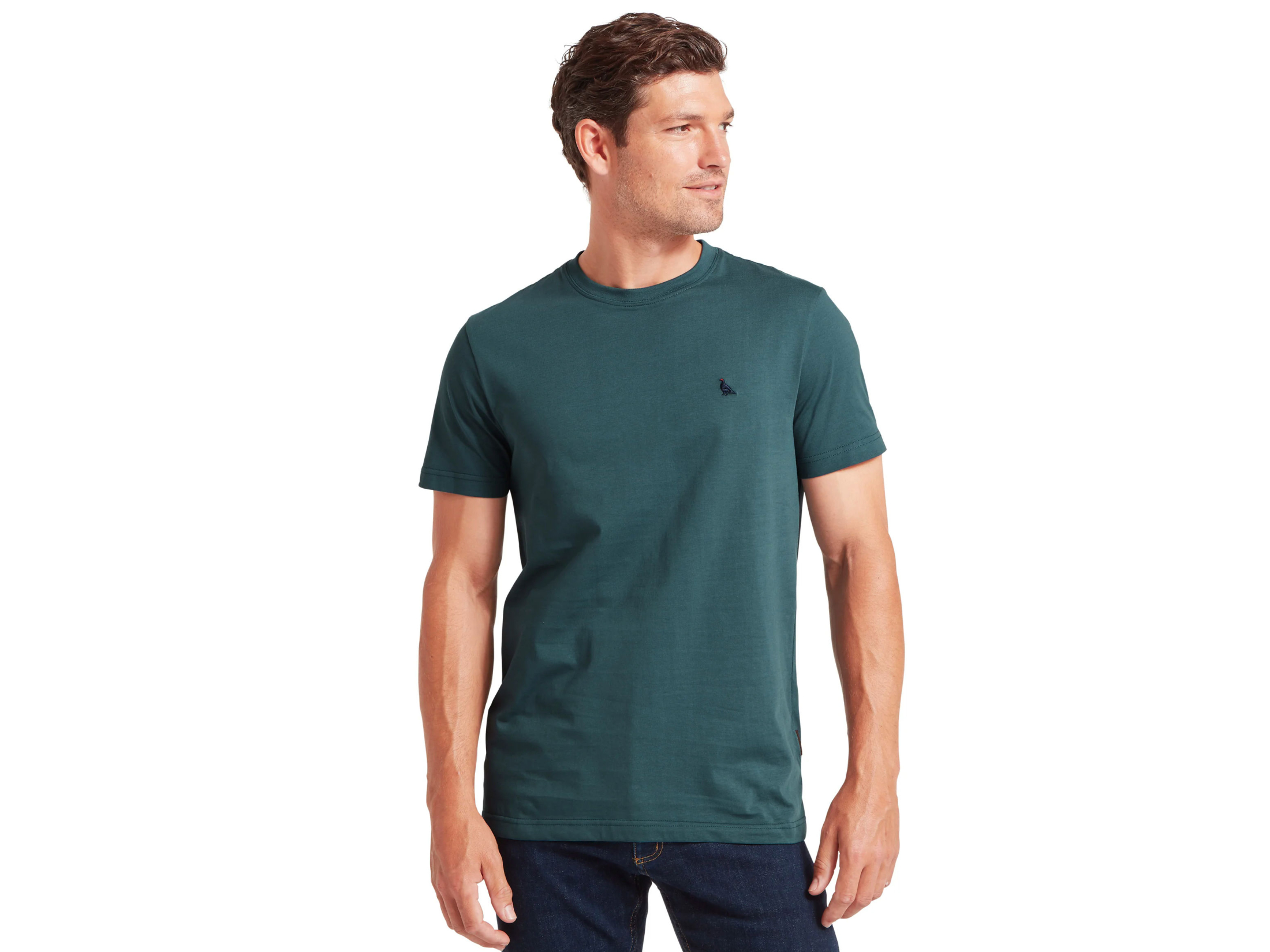 cotton t shirt trenance schoffel deep ocean blue