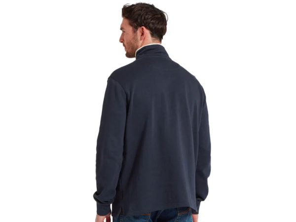 schoffel trencrom navy mens quarter zip jumper