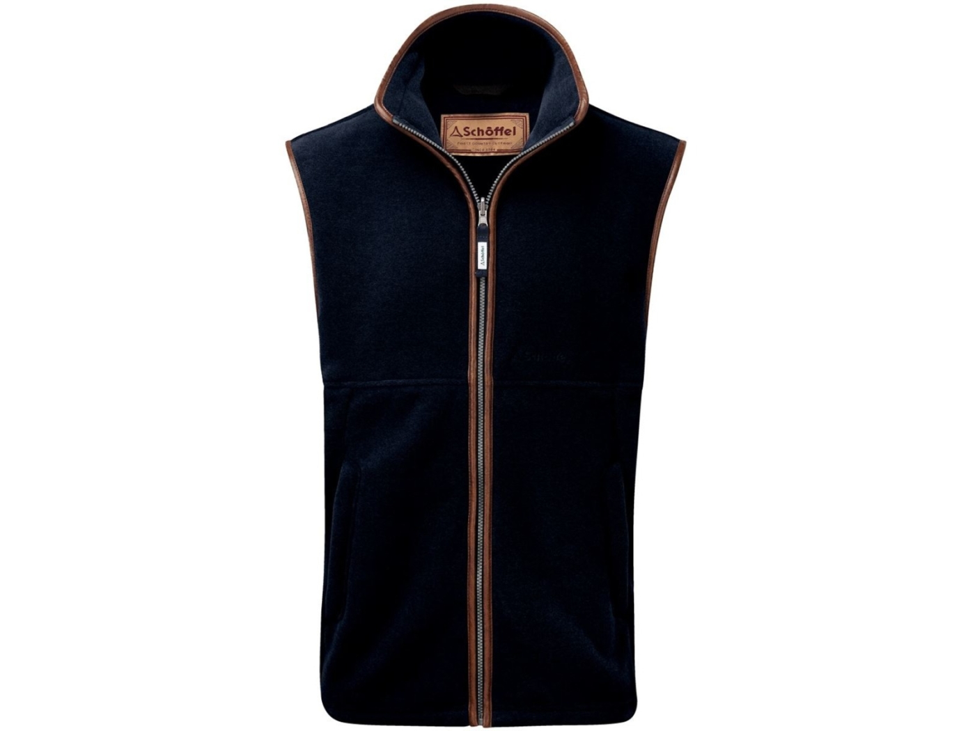 schoffel oakham fleece gilet navy