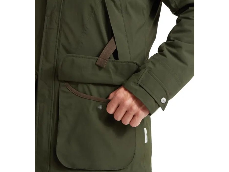waterproof snipe green shooting coat