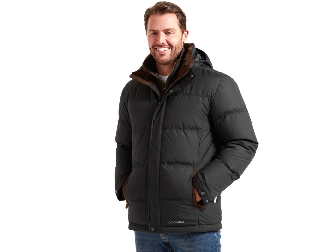 schoffel twickenham jacket charcoal