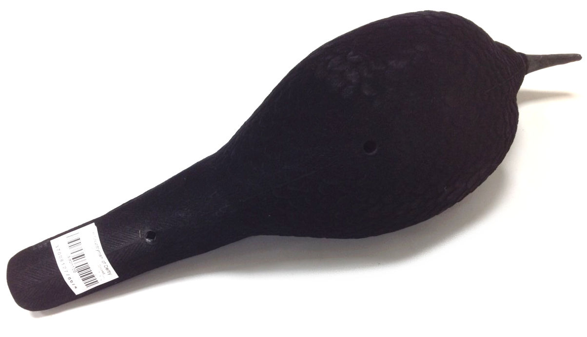 full bodied flocked crow decoy