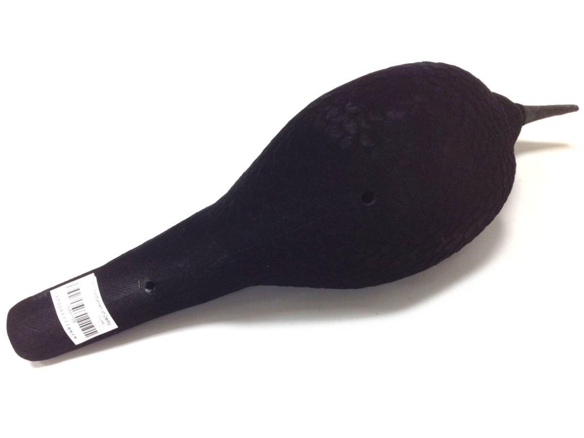 full bodied flocked crow decoy