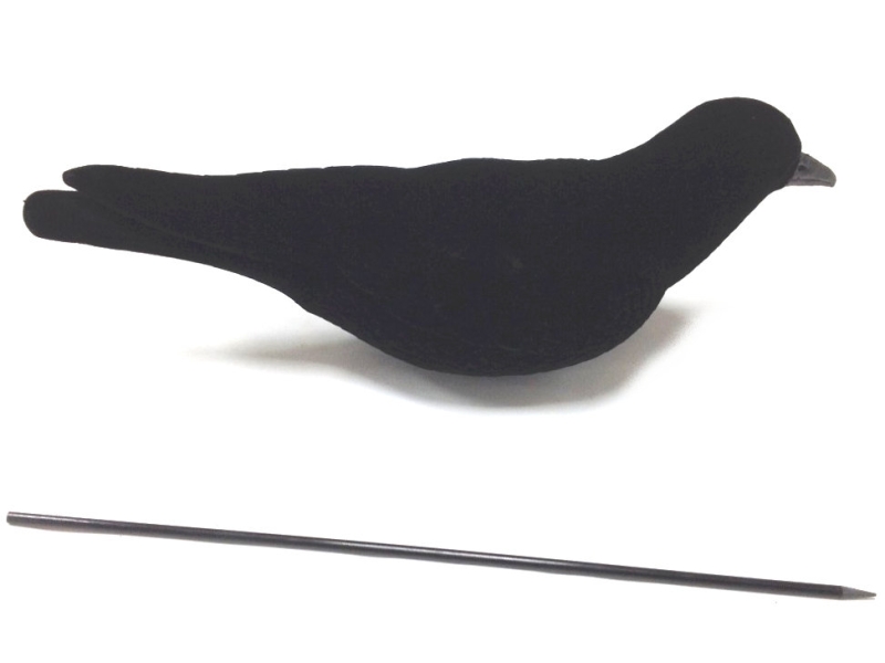 stepland flocked crow decoy