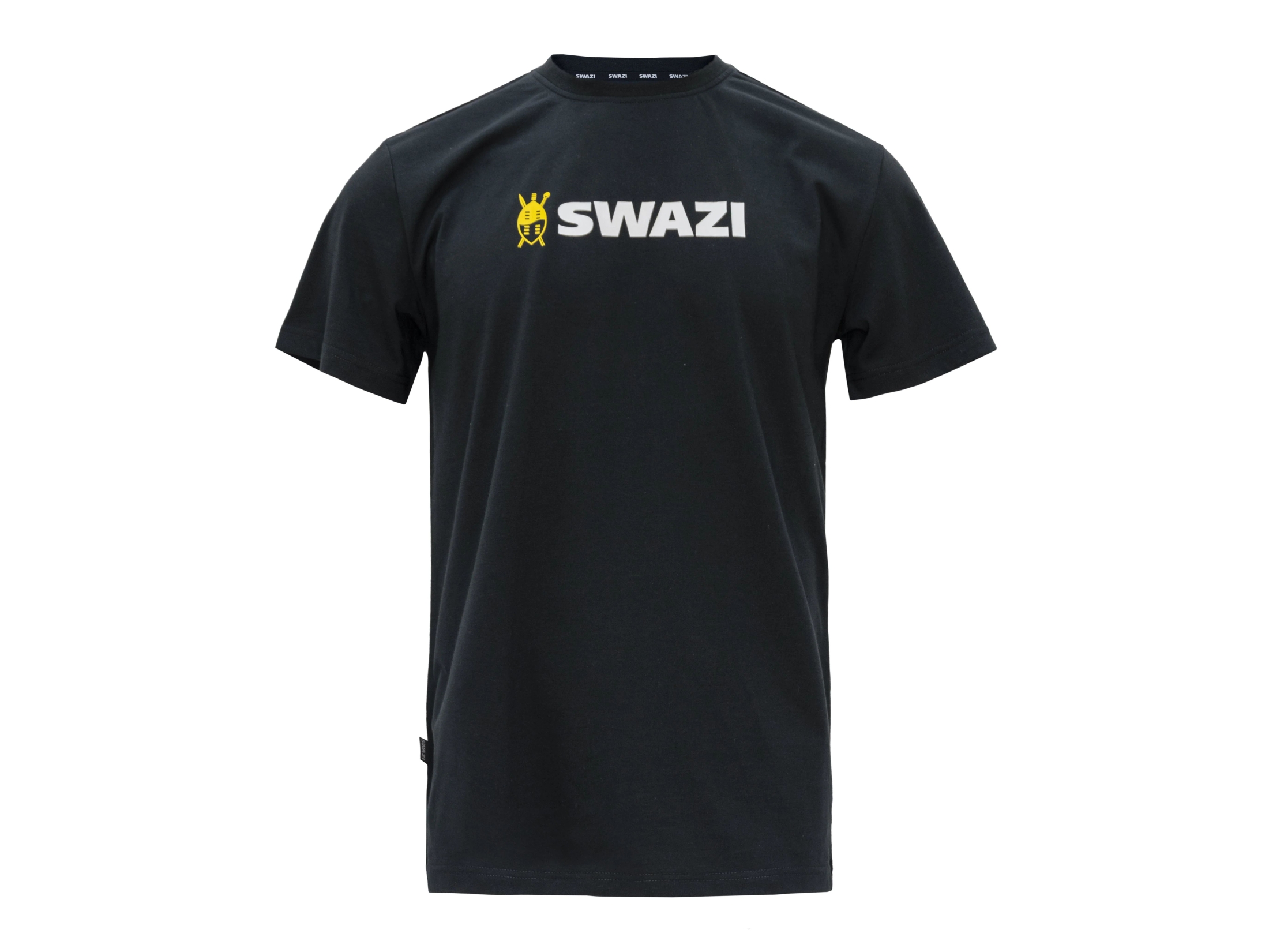 Swazi Mens Logo T-Shirt Black Main Image swazi black t-shirt