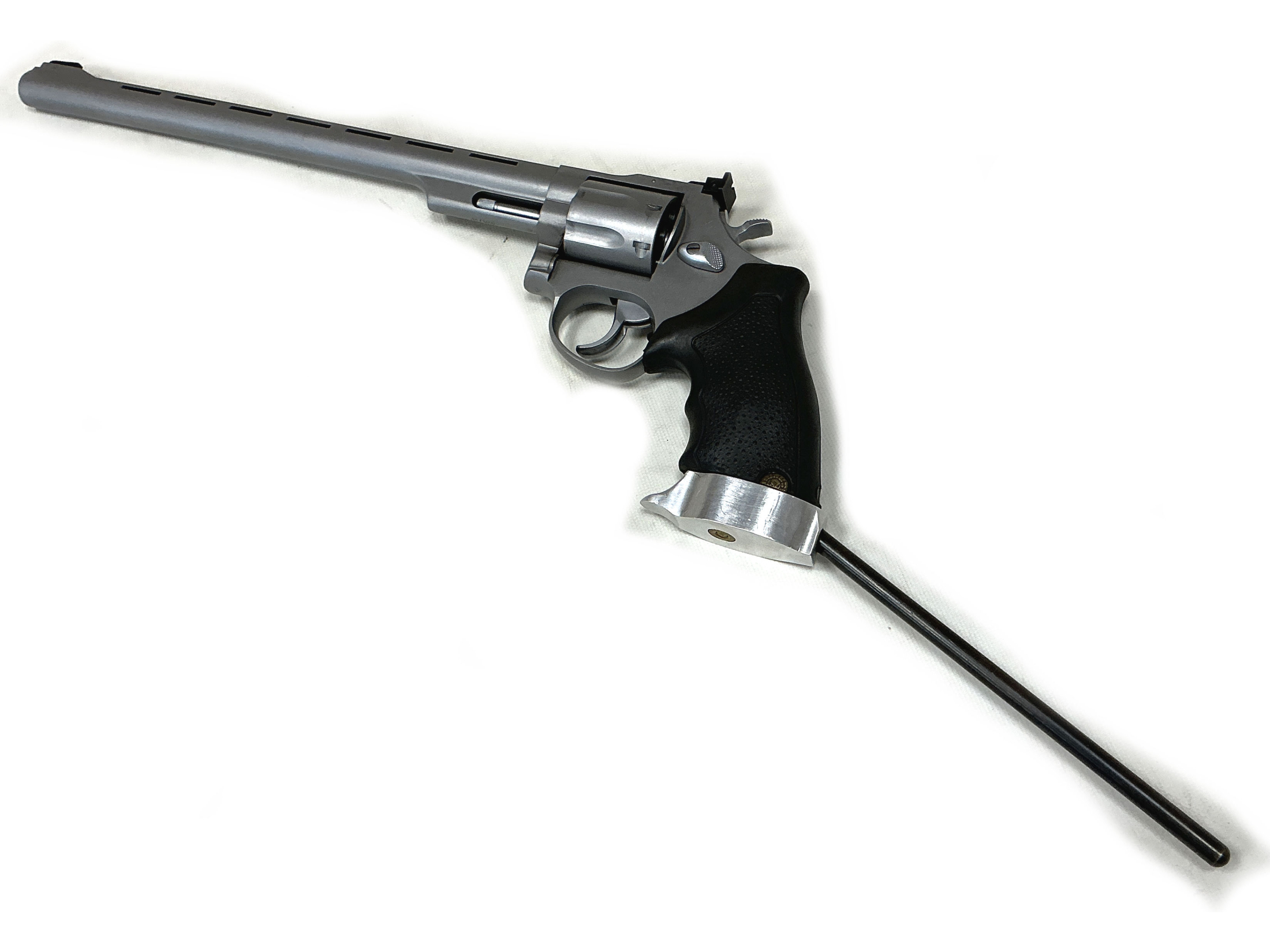 Used Taurus Model 66 Stainless .357 Magnum Long Barrel Pistol Image 3
