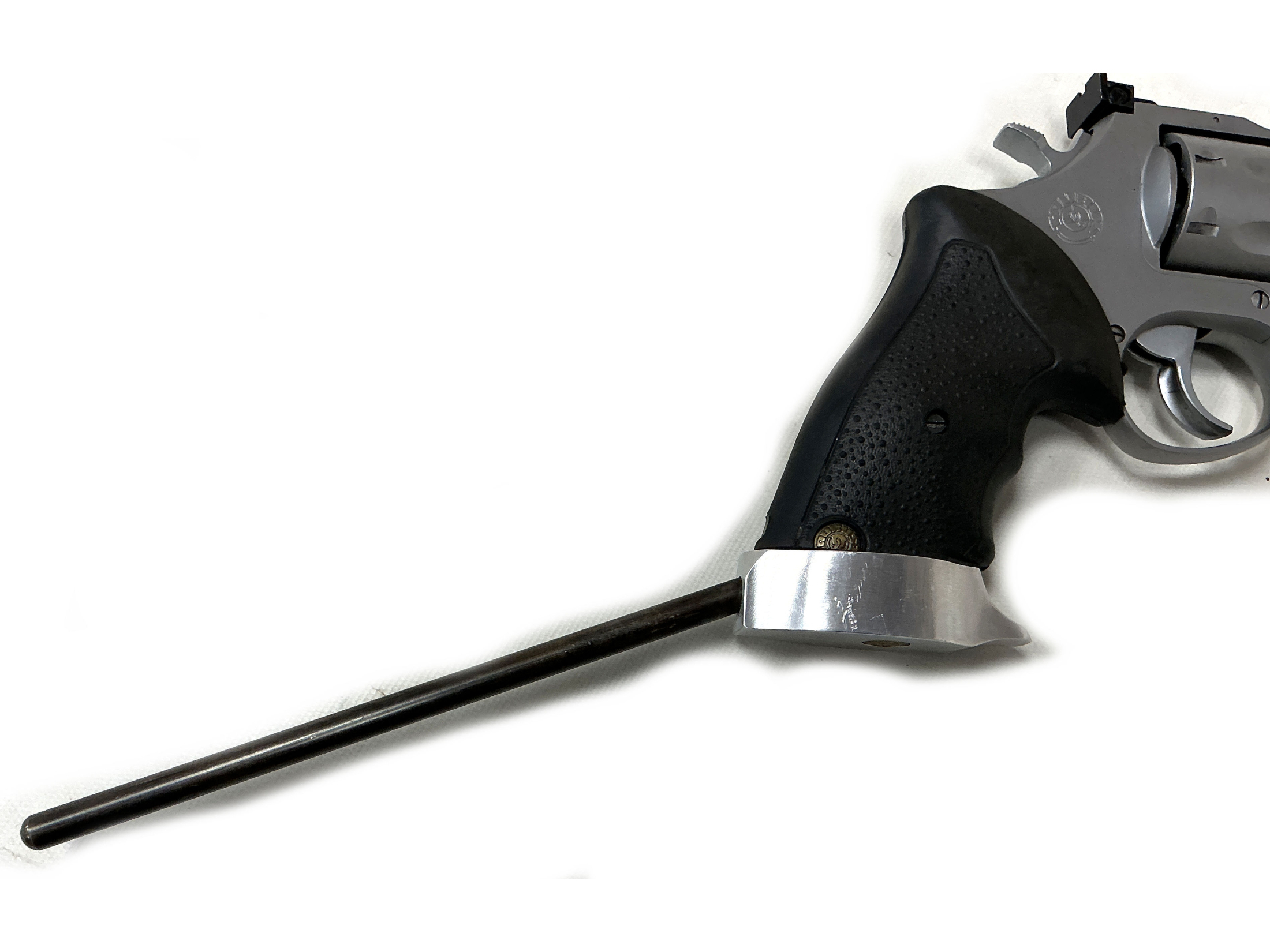 Used Taurus Model 66 Stainless .357 Magnum Long Barrel Pistol Image 4