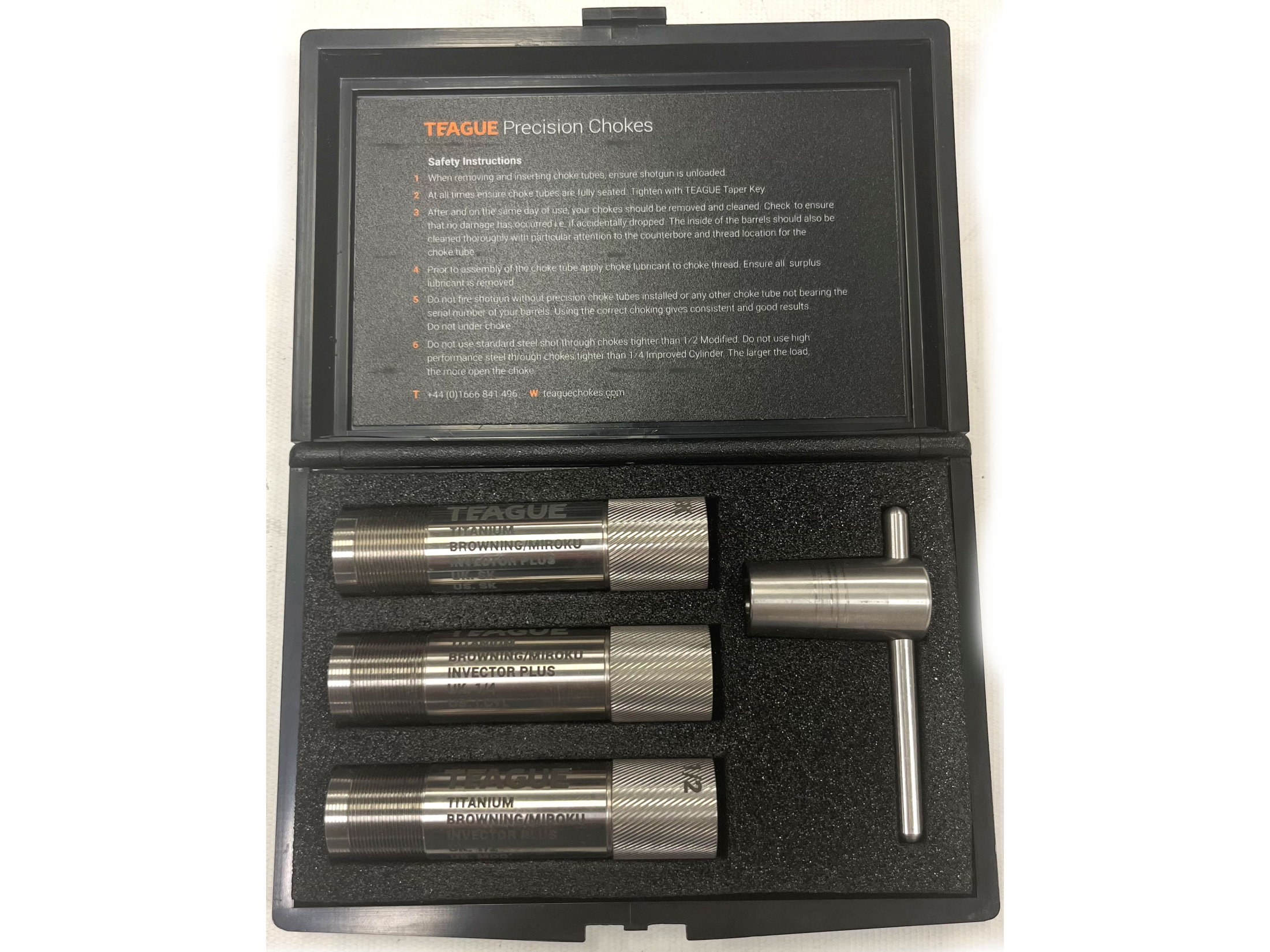 used teague invector plus titanium 12b set