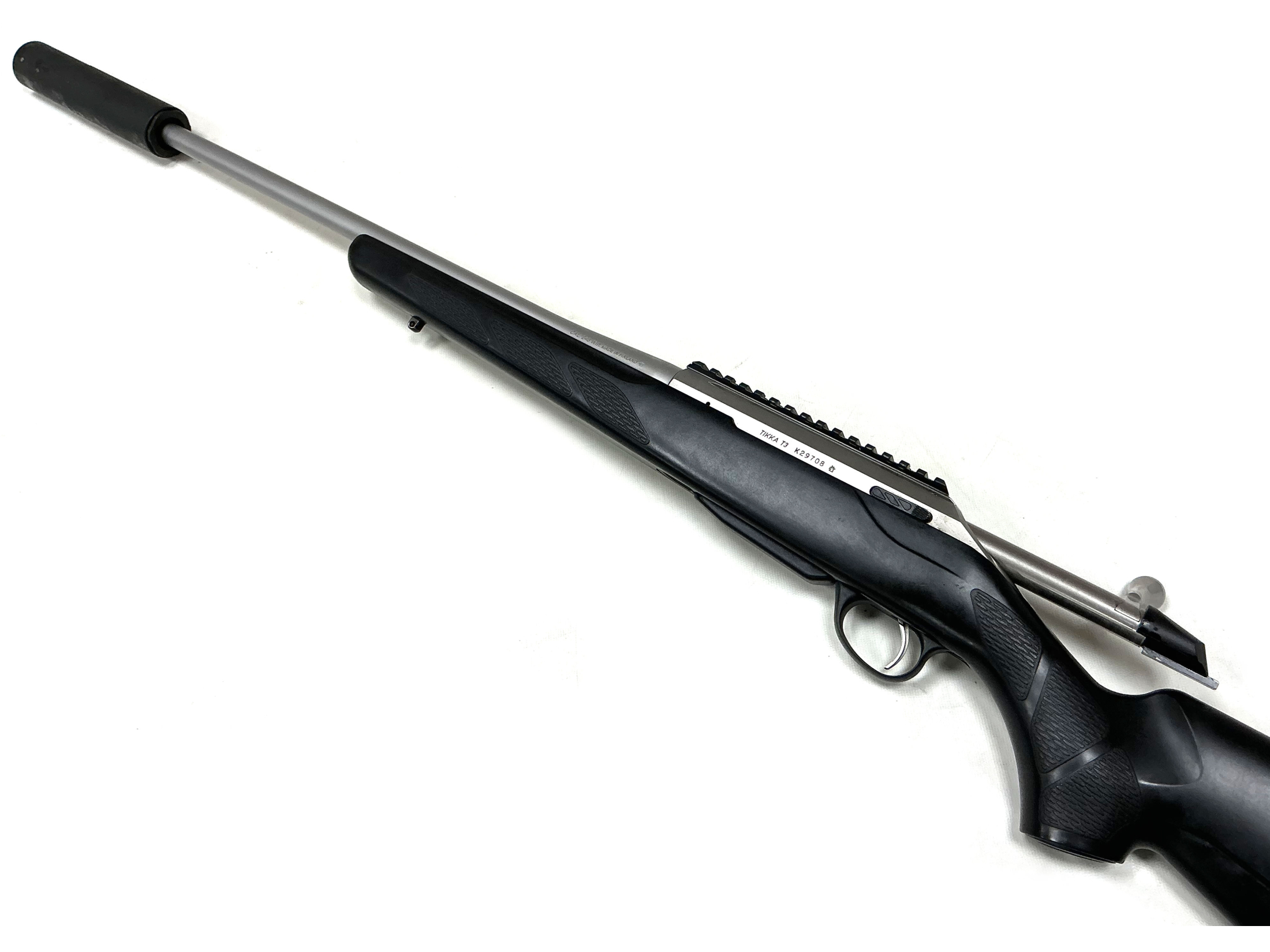 used stainless tikka t3 bolt action 243
