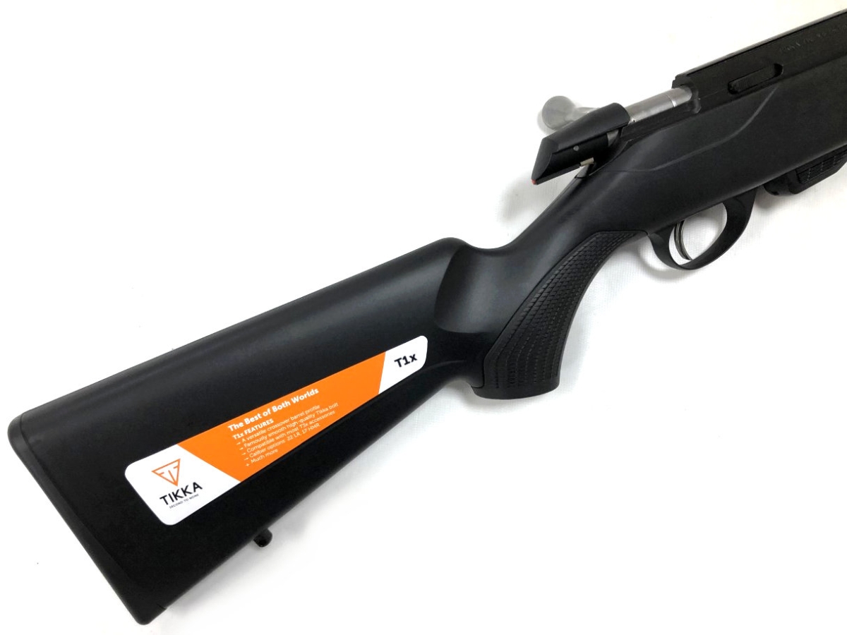 tikka t1x .17 hmr left hand rifle