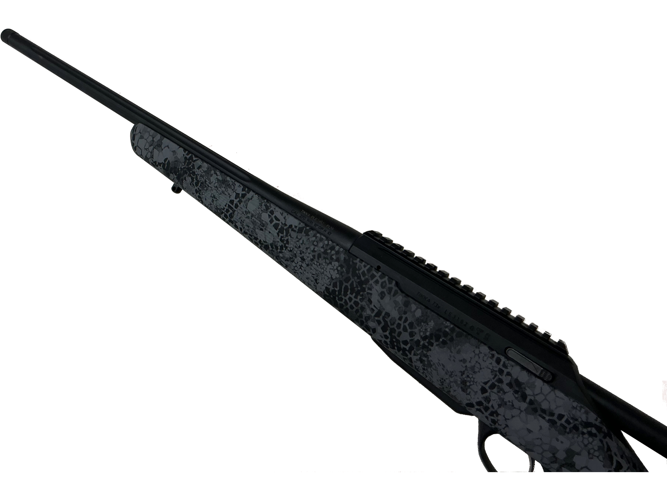 Tikka Badlands Rifle With Fluted Cerakote Barrel