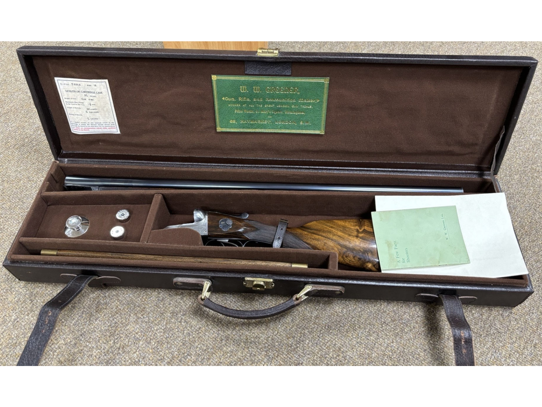 w. w. greener hard case