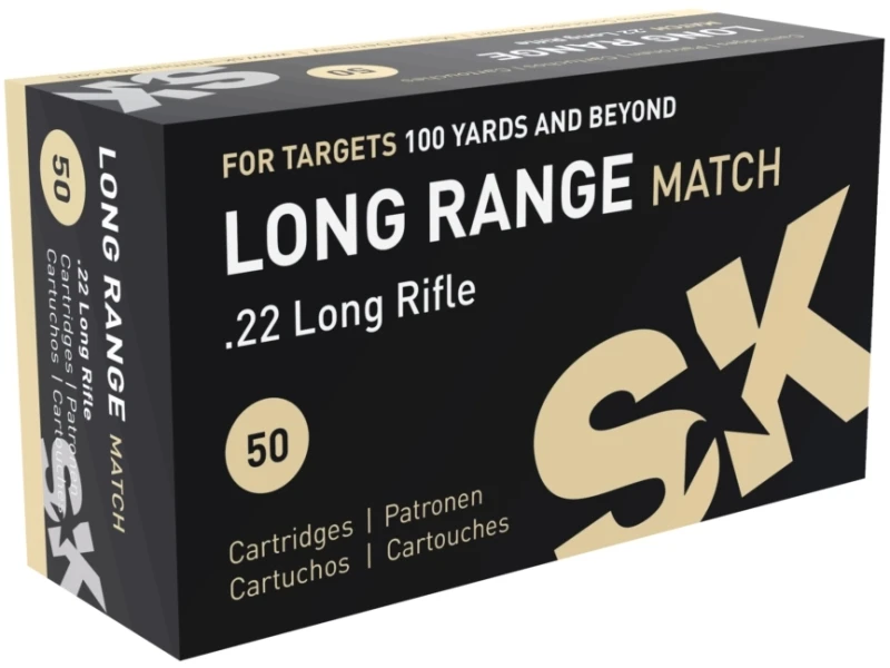 Match 22 Rimfire SK Long Range Match .22 LR 40Gr Rimfire Ammunition - 420158