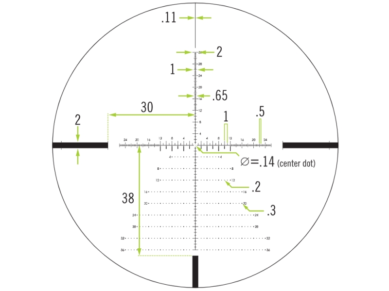 vortex ebr-7c reticle scope