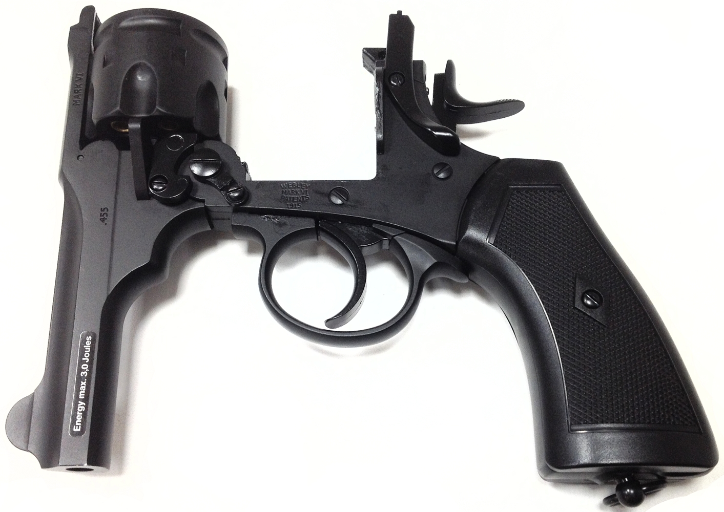 Webley Mk6 4" Blued Air Pistol