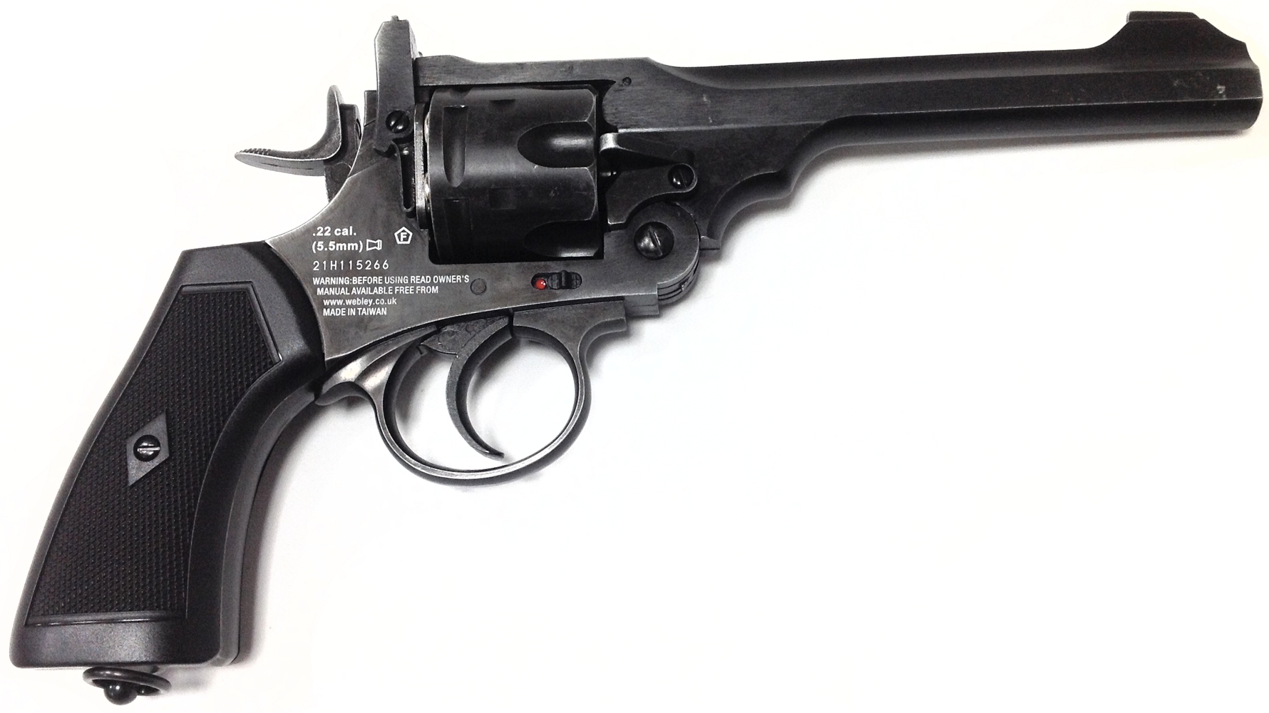 Webley Mk6 .22 Revolver Battlefield Finish