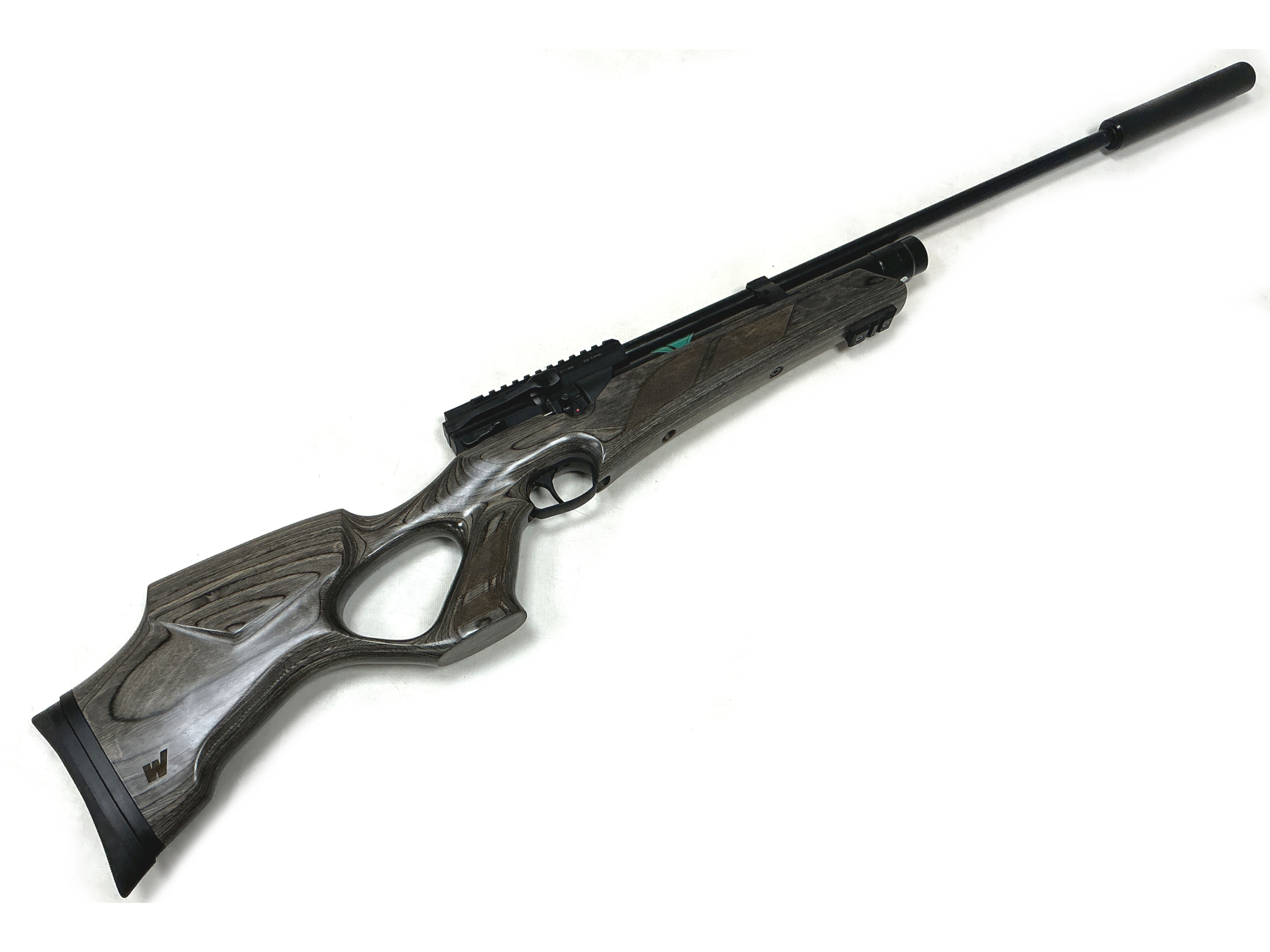 Used Weihrauch HW110 T Laminate .22 Air Rifle FAC Main Image used weihrauch hw100t thumbhole fac air rifle pre charged laminate