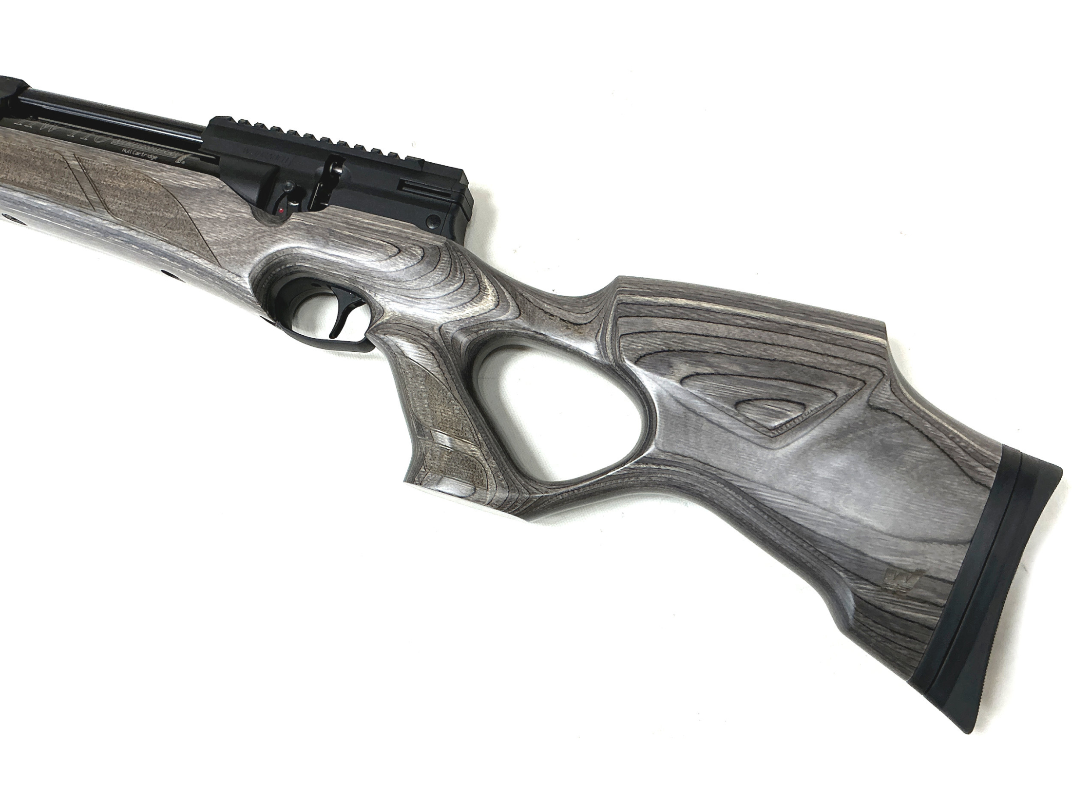 weihrauch hw110t laminate air rifle .22 used