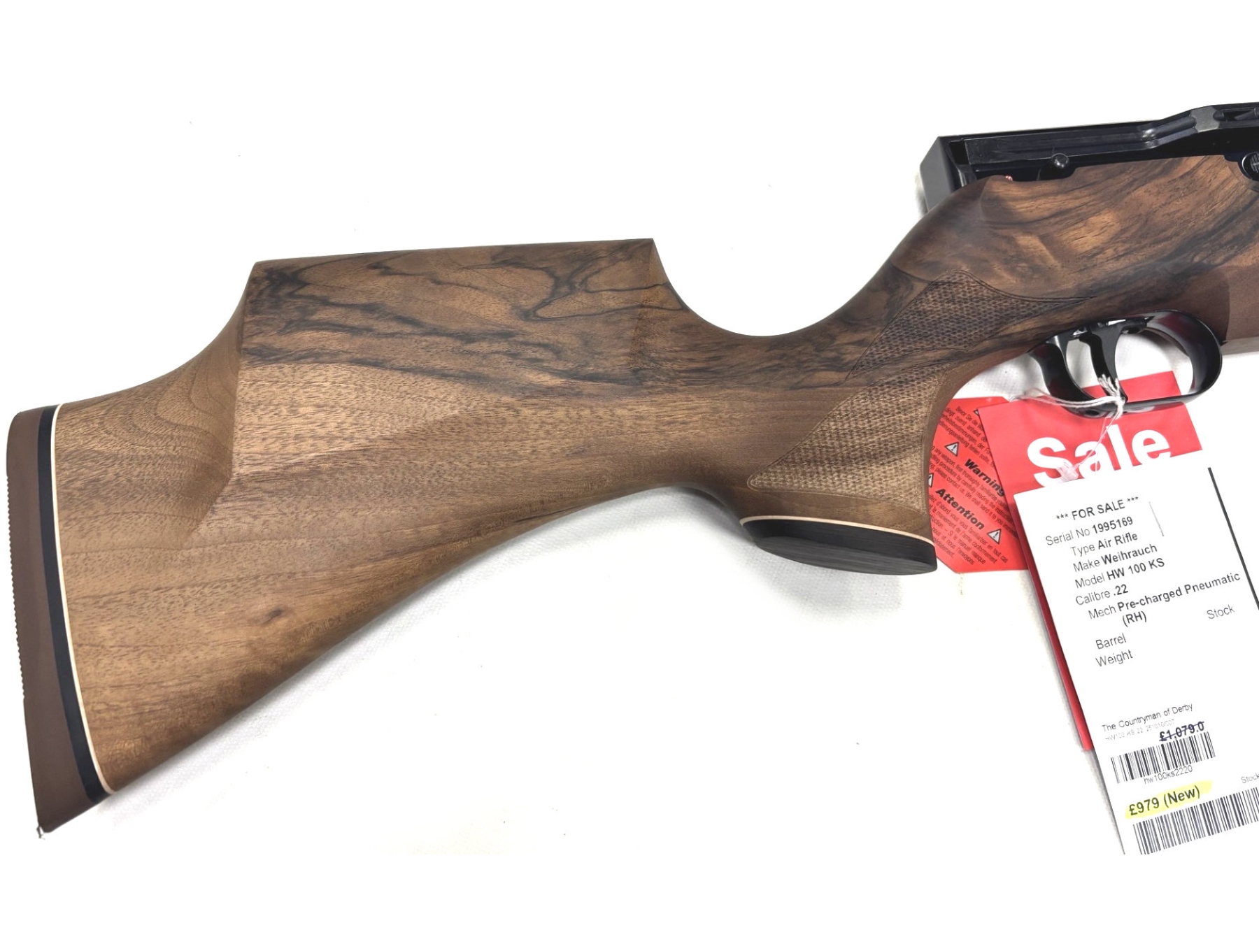 Weihrauch HW100 KS .22 Pre-Charged Air Rifle - 251010/007 Image 2