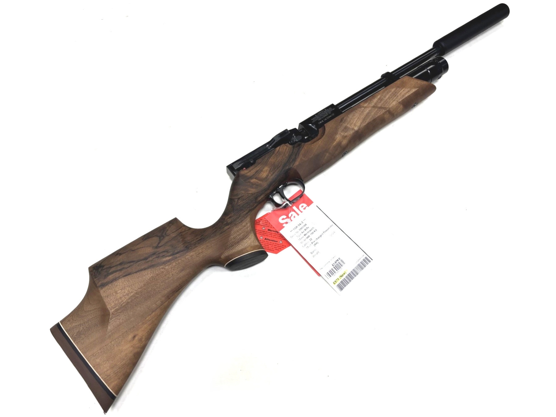 Weihrauch HW100 KS .22 Pre-Charged Air Rifle - 251010/007 Image 1