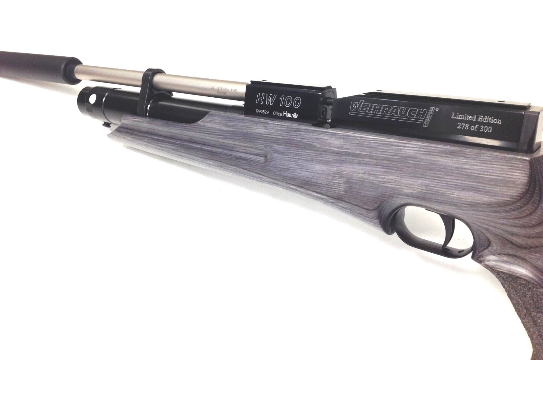 weihrauch hw100 kt .22 stainless air rifle