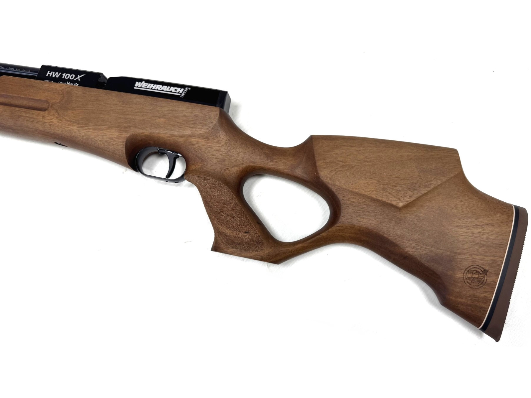 weihrauch hw100x carbine thumbhole .177 airgun