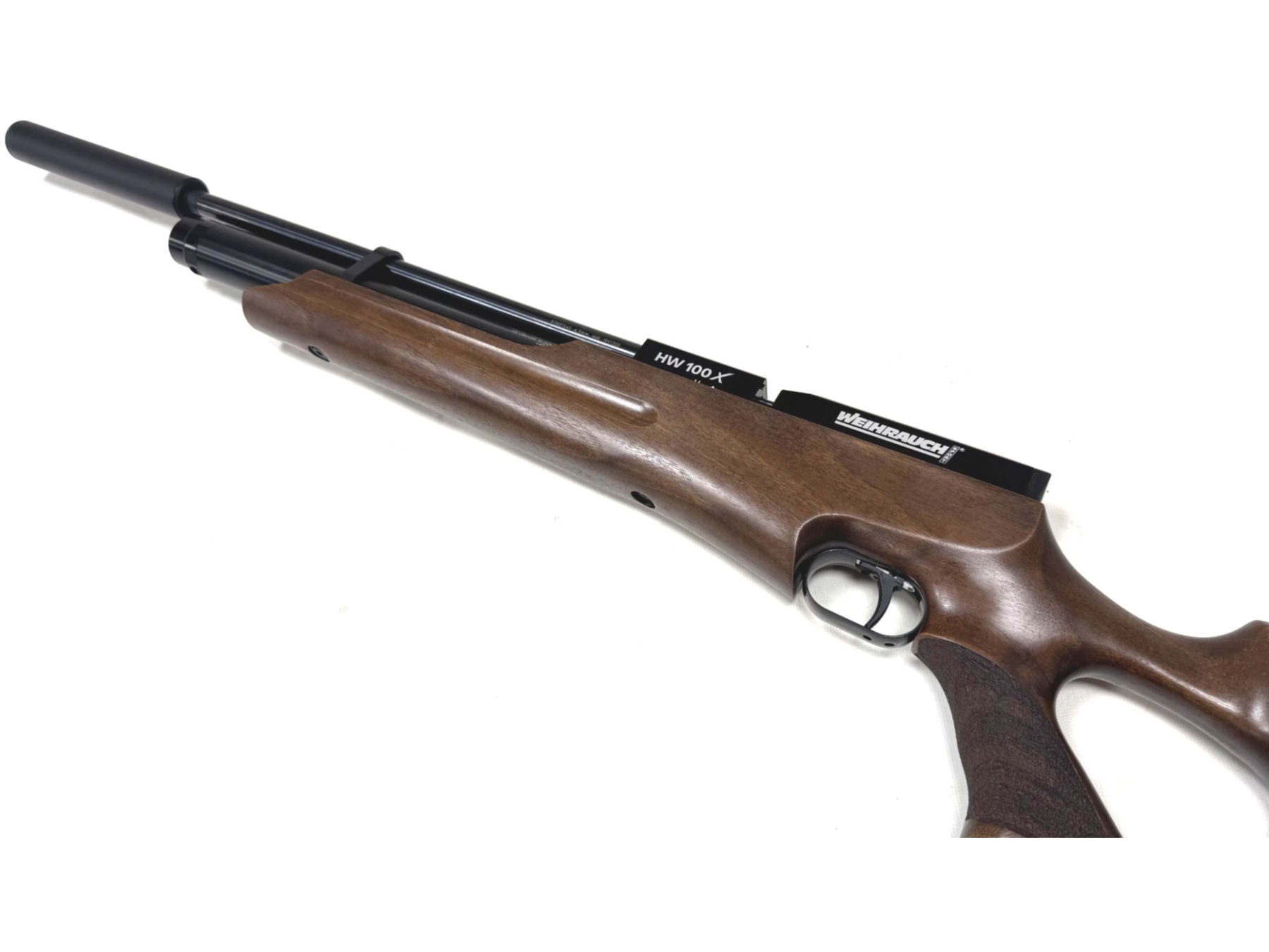 weihrauch hw100x t walnut thumbhole .177 air rifle