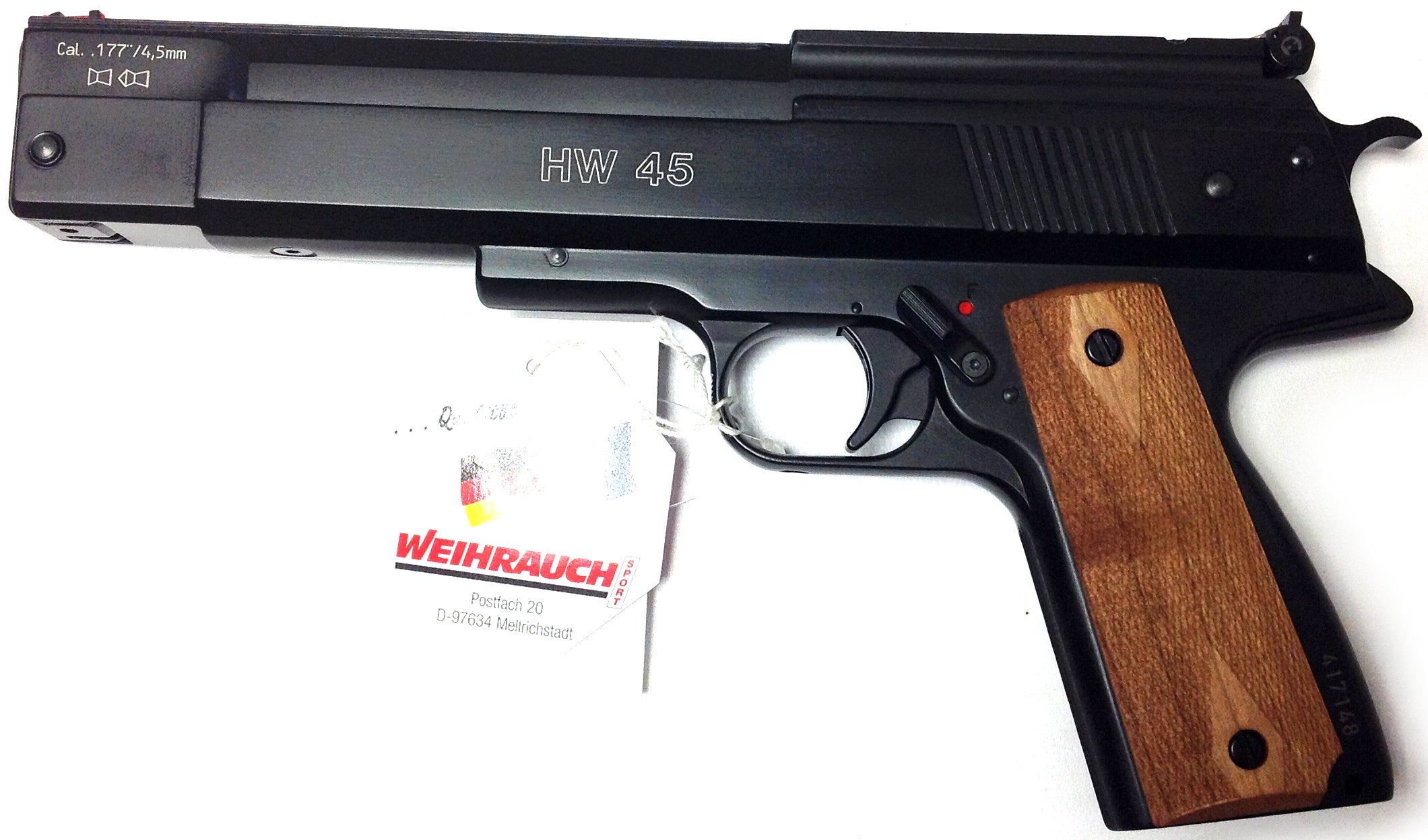 weihrauch hw45 .177 air pistols uk