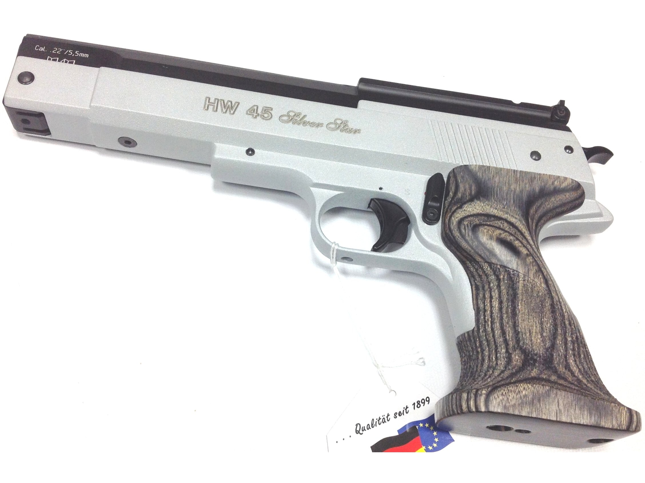 Weihrauch HW45 Silver Star .22 Air Pistol