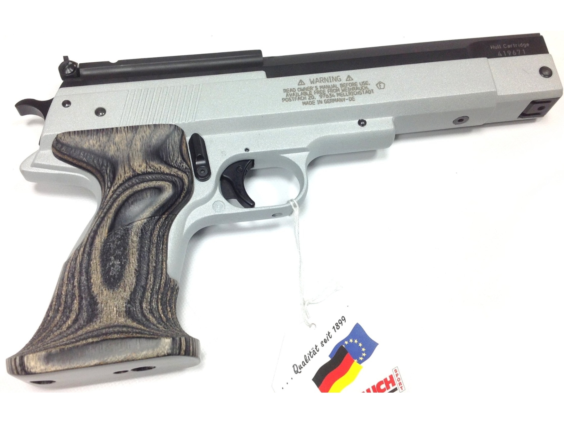 Weihrauch HW45 Silver Star 22 Over Lever Air Pistol