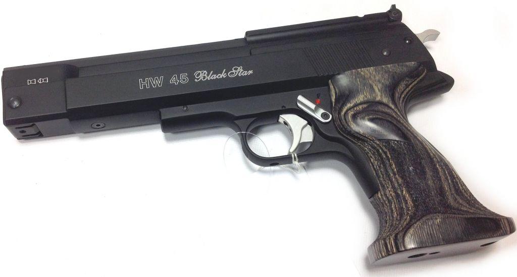 Weihrauch HW45 Black Star .22 Air Pistol