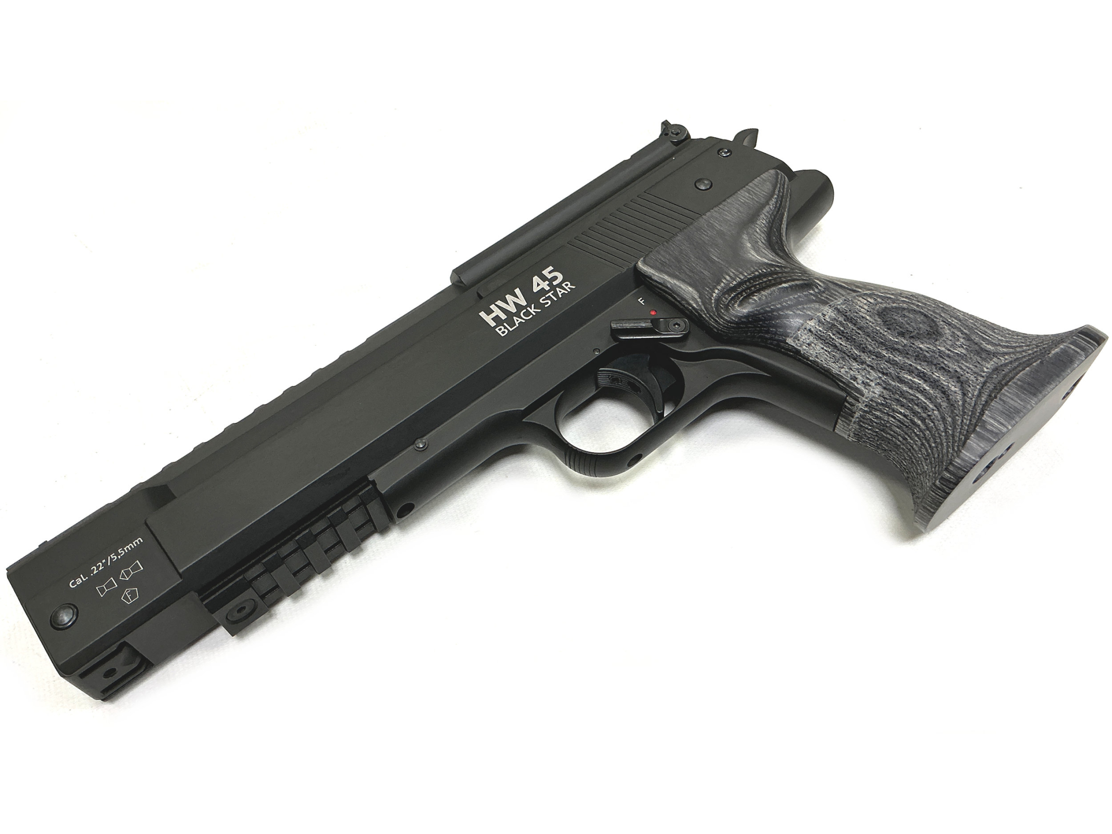 Weihrauch HW45 Black Star .22 Air Pistol